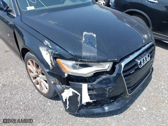 2015 Audi A6 2.0T Premium Plus with VIN WAUGFAFC0FN026501, listed as a IAAI auction lot 40129539 with 48,269 mi miles. Bid and sale history available at carsss.com. Image 6.