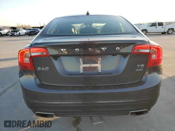 2015 Volvo S60 T5 Platinum with VIN YV1612TM1F1361171, listed as a Copart auction lot 36642793 with 58,929 mi miles. Bid and sale history available at carsss.com. Image 6.