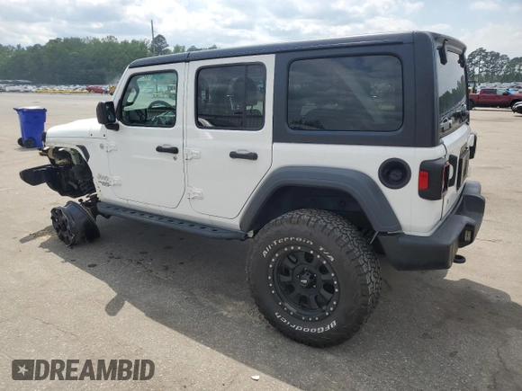 2018 Jeep Wrangler Unlimited Sport S z VIN 1C4HJXDG9JW143513, wystawiony jako Copart lot #55415625 z przebiegiem 133 294 mil mil oraz Szkoda całkowita • Salvage title. Historia ofert i sprzedaży dostępna na DreamBid. Obrazek 2.