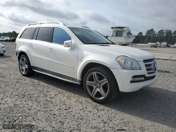 2012 Mercedes-Benz GL-Class GL 550 with VIN 4JGBF8GE5CA772625, listed as a Copart auction lot 51594395 with 218,271 mi miles and Salvage Title. Bid and sale history available at carsss.com. Image 4.