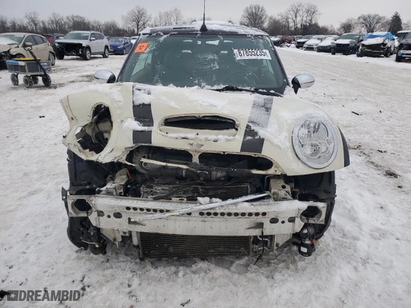 2008 MINI Cooper Convertible S with VIN WMWRH33588TU80448, listed as a Copart auction lot 87855235 with 0 mi miles and Salvage Title. Bid and sale history available at carsss.com. Image 5.