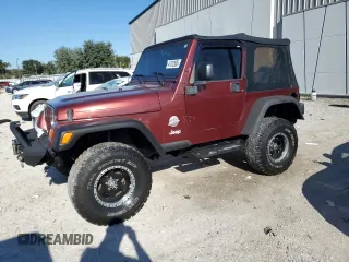 2004 Jeep Wrangler Sahara with VIN 1J4FA59S44P732096, listed as a Copart auction lot 41372585 with 133,075 mi miles and Salvage Title. Bid and sale history available at carsss.com. Image 1.