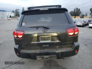 2021 Toyota Sequoia TRD Pro with VIN 5TDEY5B15MS184131, listed as a Copart auction lot 82616744 with 54,038 mi miles and Salvage Title. Bid and sale history available at carsss.com. Image 6.