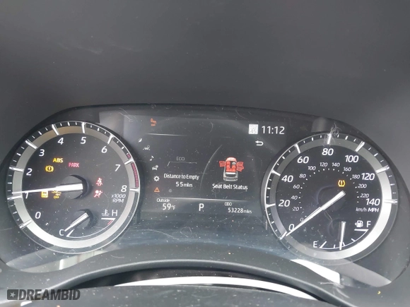 2020 Toyota Highlander XLE with VIN 5TDHZRAH5LS004127, listed as a IAAI auction lot 41763819 with 53,228 mi miles. Bid and sale history available at carsss.com. Image 7.