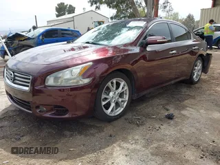 2012 Nissan Maxima 3.5 SV with VIN 1N4AA5AP9CC821049, listed as a IAAI auction lot 42110060 with 172,818 mi miles. Bid and sale history available at carsss.com. Image 2.