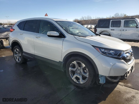 2018 Honda CR-V EX with VIN 2HKRW2H58JH636882, listed as a Copart auction lot 80663494 with 51,224 mi miles and Salvage Title. Bid and sale history available at carsss.com. Image 4.