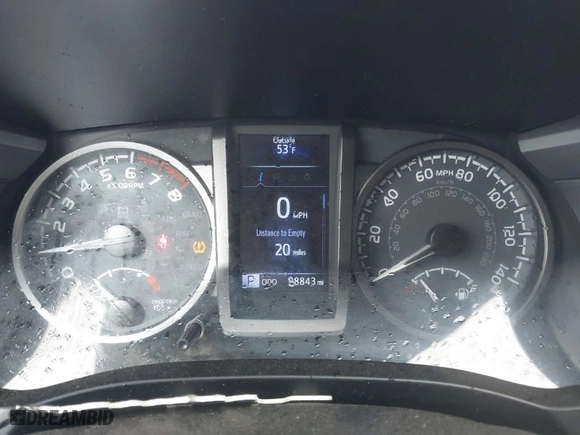2020 Toyota Tacoma 4WD SR5 with VIN 3TMCZ5AN0LM340440, listed as a IAAI auction lot 41576373 with 98,843 mi miles. Bid and sale history available at carsss.com. Image 7.
