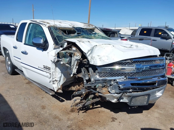 2012 Chevrolet Silverado 1500 LT with VIN 3GCPCSE01CG114504, listed as a IAAI auction lot 41850195 with 165,930 mi miles. Bid and sale history available at carsss.com. Image 6.