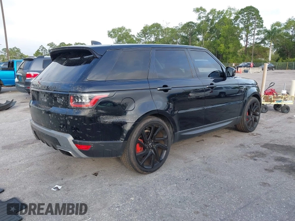 2018 Land Rover Range Rover Sport SE with VIN SALWG2RV3JA810212, listed as a IAAI auction lot 41632432 with 55,472 mi miles and . Bid and sale history available at DreamBid. Image 4.