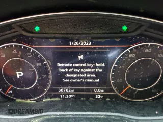 2019 Audi Q5 Premium Plus with VIN WA1BNAFY0K2072122, listed as a Copart auction lot 38533103 with 36,762 mi miles. Bid and sale history available at carsss.com. Image 9.