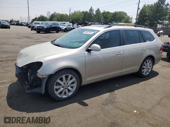 2013 Volkswagen Jetta SportWagen TDI w/Sunroof & Nav with VIN 3VWPL7AJ1DM687379, listed as a Copart auction lot 64687554 with 122,158 mi miles and Salvage Title. Bid and sale history available at carsss.com. Image 1.