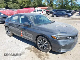 2023 Honda Civic EX-L with VIN 19XFL1H70PE016693, listed as a IAAI auction lot 40620799 with 29,849 mi miles and . Bid and sale history available at DreamBid. Image 1.