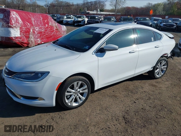 2015 Chrysler 200 Limited with VIN 1C3CCCAB9FN642822, listed as a IAAI auction lot 42044630 with 85,765 mi miles and . Bid and sale history available at DreamBid. Image 2.