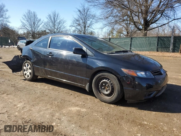 2006 Honda Civic Cpe EX with VIN 2HGFG12866H543986, listed as a Copart auction lot 44752805 with 222,720 mi miles and Salvage Title. Bid and sale history available at carsss.com. Image 4.