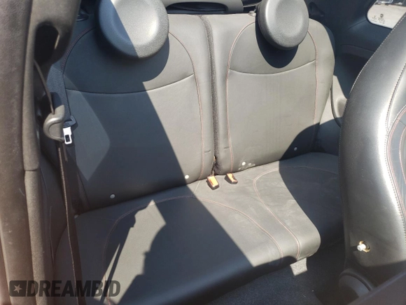 2013 FIAT 500 Abarth with VIN 3C3CFFJH0DT648891, listed as a Copart auction lot 69580054 with 69,507 mi miles and Salvage Title. Bid and sale history available at carsss.com. Image 10.