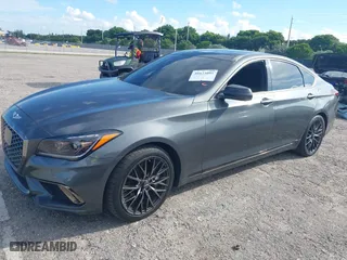 2018 Genesis G80 3.3T Sport with VIN KMHGN4JB1JU219160, listed as a IAAI auction lot 40423005 with 44,011 mi miles. Bid and sale history available at carsss.com. Image 17.