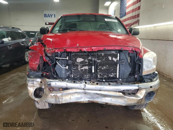 2006 Dodge Ram 2500 SLT with VIN 1D7KS28C36J203065, listed as a Copart auction lot 47254715 with 0 mi miles and Salvage Title. Bid and sale history available at carsss.com. Image 5.