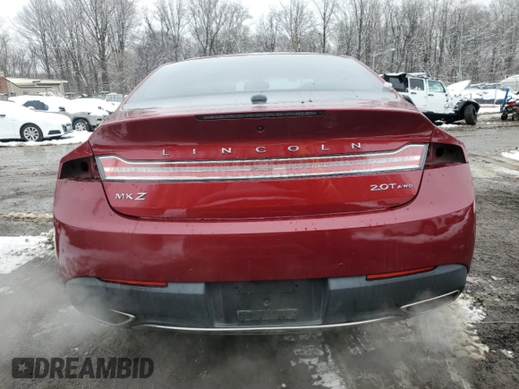2017 Lincoln MKZ Reserve with VIN 3LN6L5F94HR625173, listed as a Copart auction lot 44679685 with 43,920 mi miles and Salvage Title. Bid and sale history available at DreamBid. Image 6.
