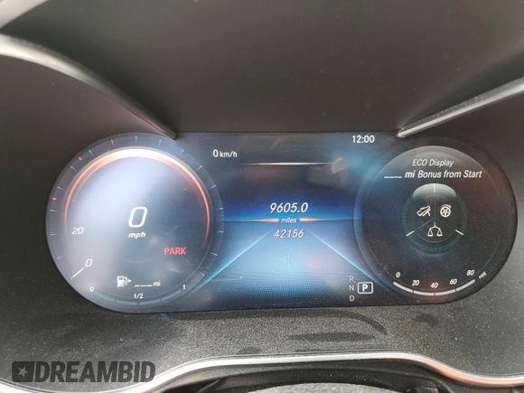 2020 Mercedes-Benz C 300 z VIN W1KWJ8DB3LG035117, wystawiony jako Copart lot #54713884 z przebiegiem 42 156 mil mil oraz Szkoda całkowita • Salvage title. Historia ofert i sprzedaży dostępna na DreamBid. Obrazek 9.