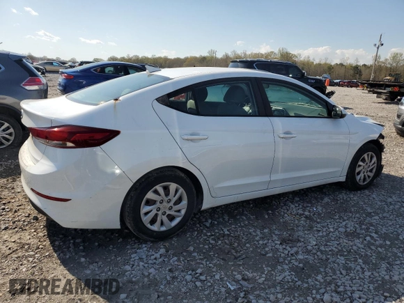 2017 Hyundai Elantra SE with VIN 5NPD74LF9HH037275, listed as a Copart auction lot 50552095 with 239,520 mi miles and Salvage title. Bid and sale history available at DreamBid. Image 3.