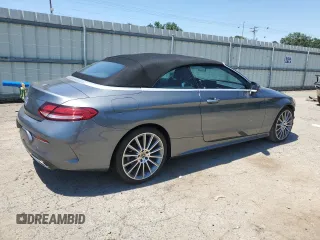 2021 Mercedes-Benz C 300 with VIN W1KWK8DB8MG054955, listed as a Copart auction lot 59444314 with 36,114 mi miles and Salvage Title. Bid and sale history available at DreamBid. Image 3.