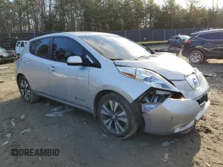 2015 Nissan LEAF SV with VIN 1N4AZ0CP2FC317732, listed as a Copart auction lot 39005553 with 116,896 mi miles. Bid and sale history available at carsss.com. Image 4.