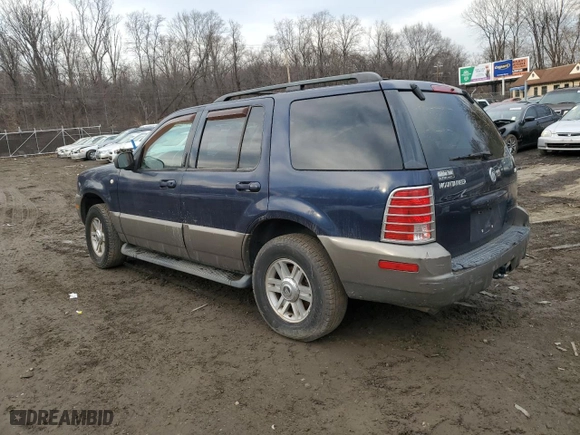 2003 Mercury Mountaineer Convenience with VIN 4M2ZU86KX3UJ16073, listed as a Copart auction lot 46263035 with 0 mi miles and Salvage Title. Bid and sale history available at carsss.com. Image 2.