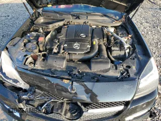2015 Mercedes-Benz SLK-Class SLK 250 with VIN WDDPK4HA3FF098739, listed as a Copart auction lot 86572034 with 90,453 mi miles and Salvage Title. Bid and sale history available at carsss.com. Image 12.