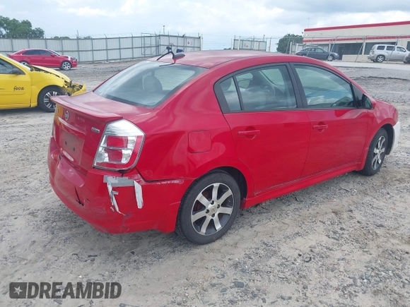 2012 Nissan Sentra S with VIN 3N1AB6APXCL740436, listed as a IAAI auction lot 42547986 with 99,410 mi miles and . Bid and sale history available at DreamBid. Image 4.