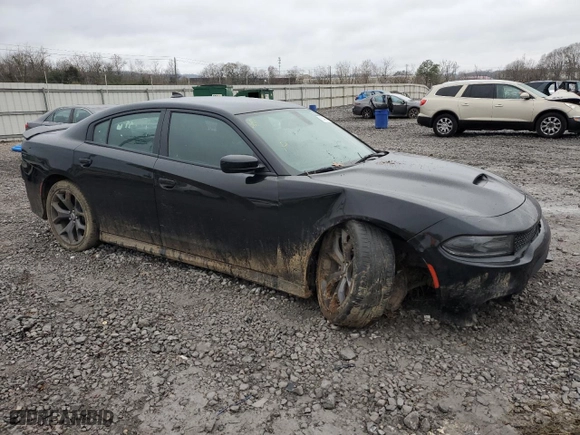 2019 Dodge Charger GT with VIN 2C3CDXHG8KH640973, listed as a Copart auction lot 86349964 with 102,488 mi miles and Salvage Title. Bid and sale history available at carsss.com. Image 4.