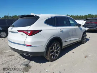 2024 Acura MDX w/Technology Package with VIN 5J8YD9H40RL001942, listed as a IAAI auction lot 41658719 with 1 mi miles. Bid and sale history available at carsss.com. Image 4.