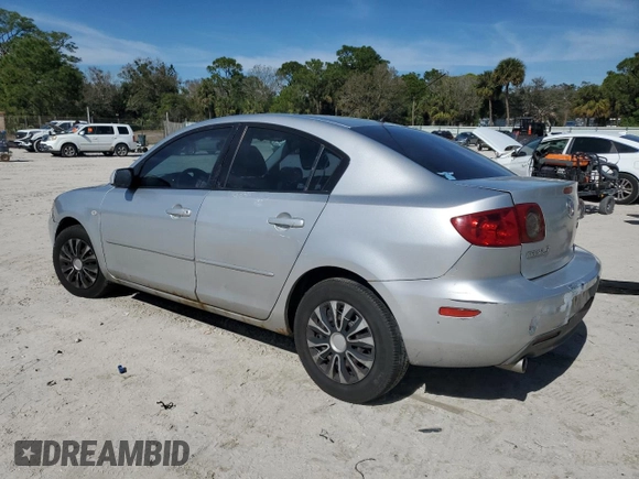 2006 Mazda 3 i with VIN JM1BK12F261537305, listed as a Copart auction lot 42549055 with Not Provided miles and Salvage Title. Bid and sale history available at carsss.com. Image 2.