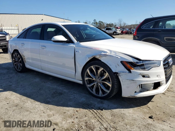 2015 Audi A6 Premium Plus with VIN WAUFMAFC4FN039043, listed as a Copart auction lot 40271484 with 139,812 mi miles and . Bid and sale history available at DreamBid. Image 4.