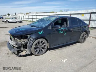2020 Toyota Corolla SE with VIN 5YFS4RCE7LP032463, listed as a Copart auction lot 49489225 with 92,856 mi miles and Salvage Title. Bid and sale history available at carsss.com. Image 1.
