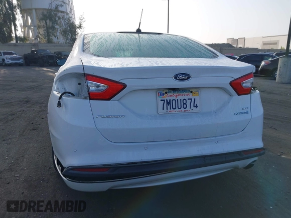 2016 Ford Fusion SE Hybrid with VIN 3FA6P0LU4GR144591, listed as a IAAI auction lot 42592828 with 96,184 mi miles and . Bid and sale history available at DreamBid. Image 6.