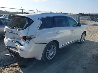 2014 Infiniti QX60 with VIN 5N1AL0MM7EC511196, listed as a IAAI auction lot 42028198 with 109,313 mi miles and . Bid and sale history available at DreamBid. Image 4.