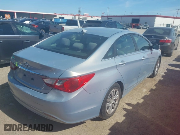 2012 Hyundai Sonata GLS with VIN 5NPEB4AC6CH331656, listed as a IAAI auction lot 41818783 with 179,604 mi miles. Bid and sale history available at carsss.com. Image 4.
