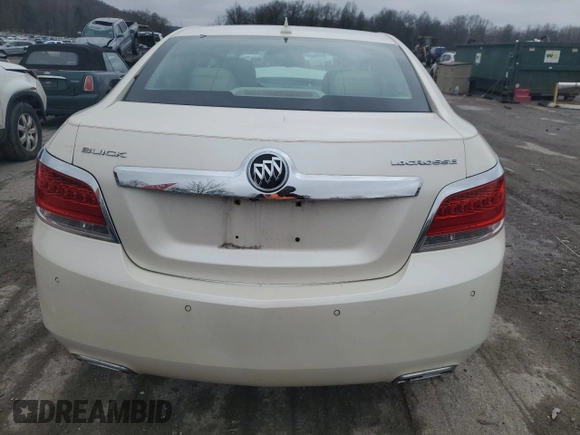 2012 Buick LaCrosse Premium 1 z VIN 1G4GD5E34CF342132, wystawiony jako Copart lot #52513715 z przebiegiem Nie podano mil oraz Szkoda całkowita • Salvage title. Historia ofert i sprzedaży dostępna na DreamBid. Obrazek 6.