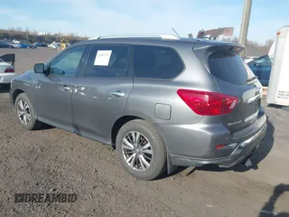 2019 Nissan Pathfinder S with VIN 5N1DR2MN6KC630742, listed as a IAAI auction lot 42081252 with 118,448 mi miles and . Bid and sale history available at DreamBid. Image 3.