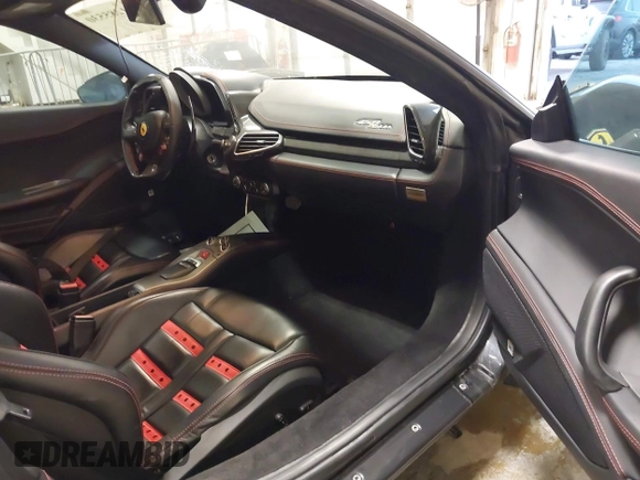 2011 Ferrari 458 Italia z VIN ZFF67NFA7B0178589, wystawiony jako IAAI lot #41285530 z przebiegiem 9226 mil mil oraz . Historia ofert i sprzedaży dostępna na DreamBid. Obrazek 5.