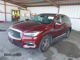 2019 Infiniti QX60 Luxe z VIN 5N1DL0MMXKC506230, wystawiony jako IAAI lot #41922656 z przebiegiem 63 621 mil mil oraz . Historia ofert i sprzedaży dostępna na DreamBid. Obrazek 17.