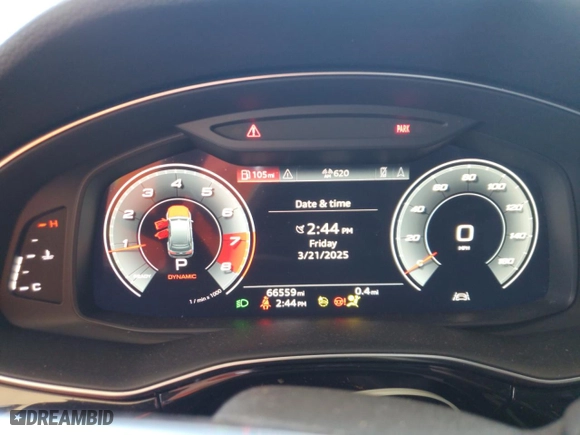 2021 Audi Q7 Premium with VIN WA1AJAF77MD029807, listed as a Copart auction lot 49939595 with 66,559 mi miles and Salvage Title. Bid and sale history available at carsss.com. Image 9.