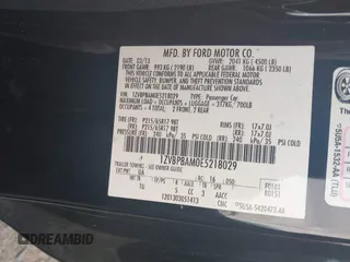 2014 Ford Mustang V6 z VIN 1ZVBP8AM0E5218029, wystawiony jako IAAI lot #42296906 z przebiegiem 170 454 mil mil oraz . Historia ofert i sprzedaży dostępna na DreamBid. Obrazek 9.