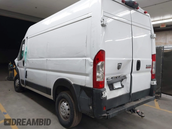 2019 Ram ProMaster Cargo with VIN 3C6TRVBG5KE549723, listed as a IAAI auction lot 41034244 with Not Provided miles and . Bid and sale history available at carsss.com. Image 3.