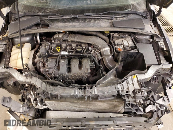 2018 Ford Focus ST with VIN 1FADP3L99JL282007, listed as a Copart auction lot 43141075 with 57,495 mi miles and Salvage Title. Bid and sale history available at DreamBid. Image 11.