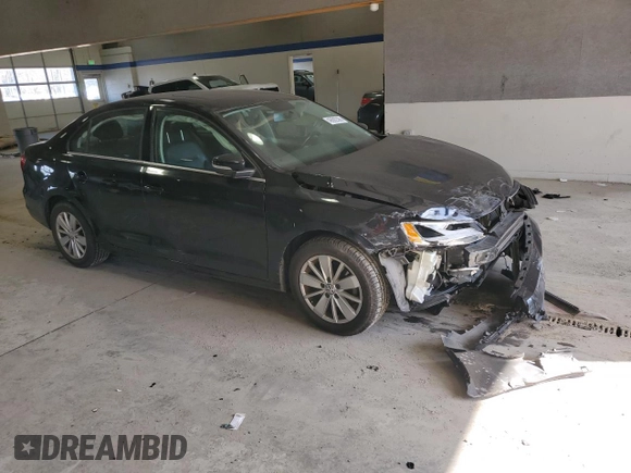 2015 Volkswagen Jetta Sedan 1.8T SE with VIN 3VWD07AJ9FM356936, listed as a Copart auction lot 46892365 with 138,664 mi miles and Salvage Title. Bid and sale history available at carsss.com. Image 4.