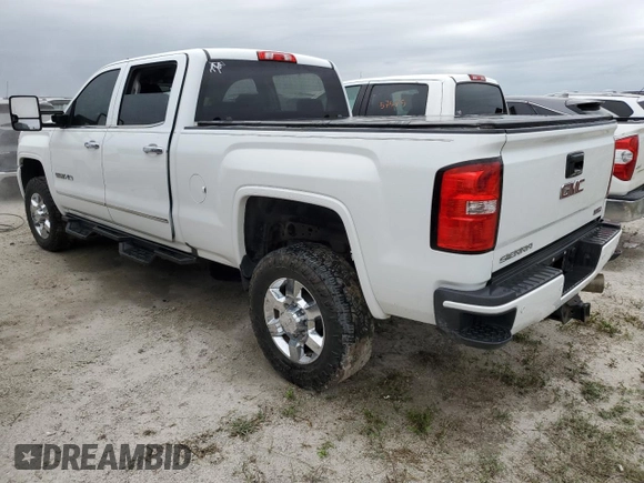 2017 GMC Sierra 2500HD SLT with VIN 1GT12TEY5HF180714, listed as a Copart auction lot 73721334 with 0 mi miles and Non Repairable. Bid and sale history available at carsss.com. Image 3.