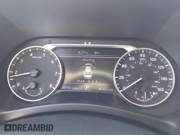 2021 Nissan Sentra SV with VIN 3N1AB8CV6MY267856, listed as a IAAI auction lot 42162019 with 48,165 mi miles and . Bid and sale history available at DreamBid. Image 7.