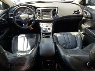2015 Chrysler 200 C with VIN 1C3CCCCB7FN681230, listed as a Copart auction lot 54155555 with 129,652 mi miles and Clean Title. Bid and sale history available at carsss.com. Image 8.
