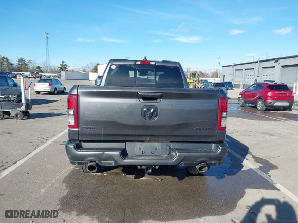 2021 Ram 1500 Big Horn with VIN 1C6SRFBT0MN605774, listed as a IAAI auction lot 41442920 with 90,362 mi miles. Bid and sale history available at carsss.com. Image 16.
